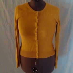 Mustard yellow cardigan
